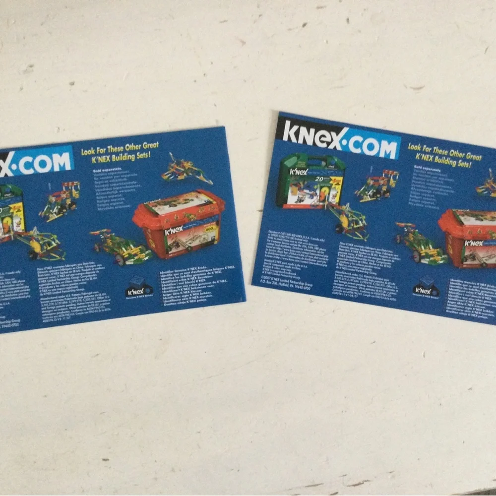 K’NEX Dueling Racers, Booklets. - Picture 2 of 4